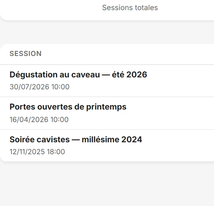 Sessions de dégustation dans Mon Chai : portes ouvertes, soirée cavistes et dégustation au caveau